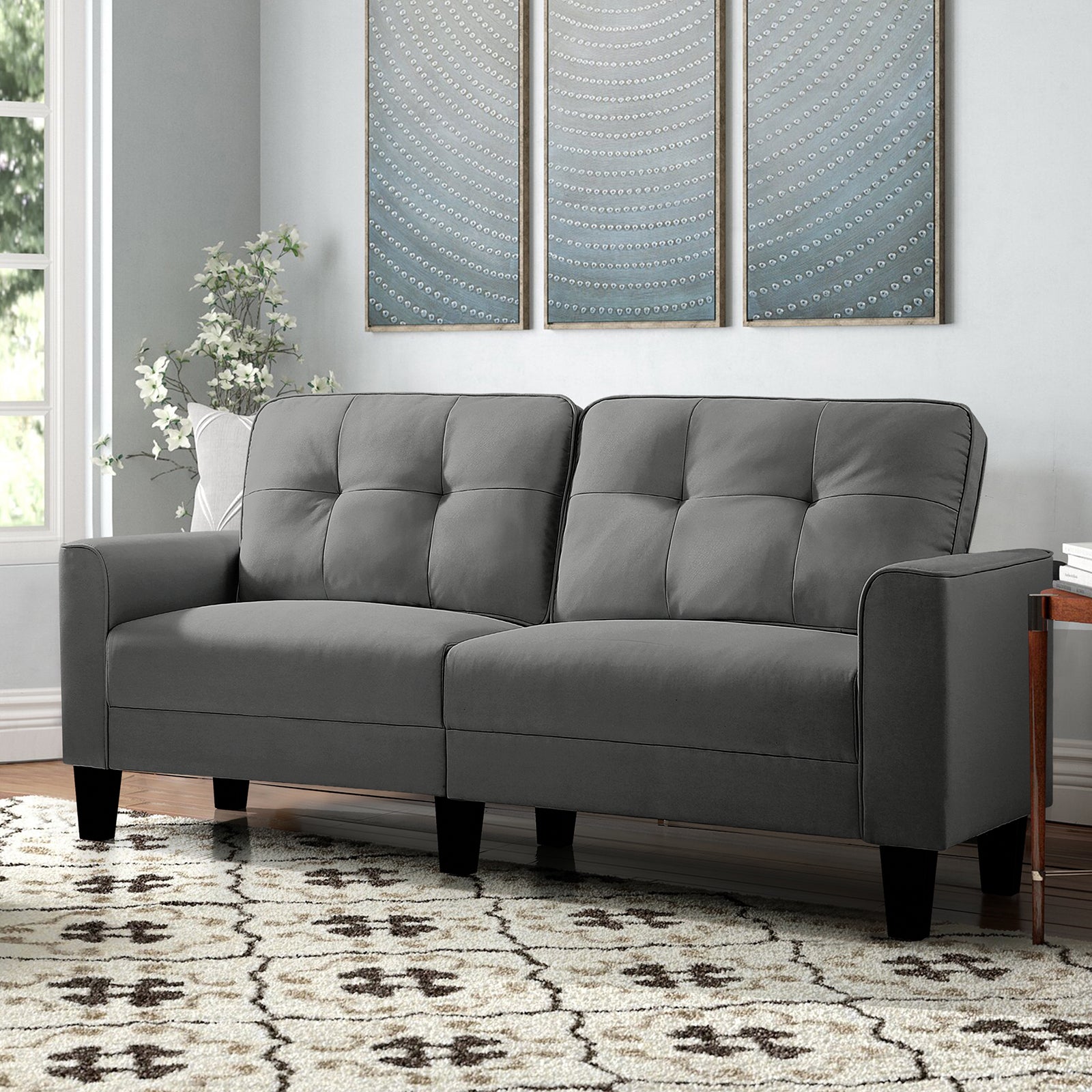 Two seater best sale sofa for bedroom